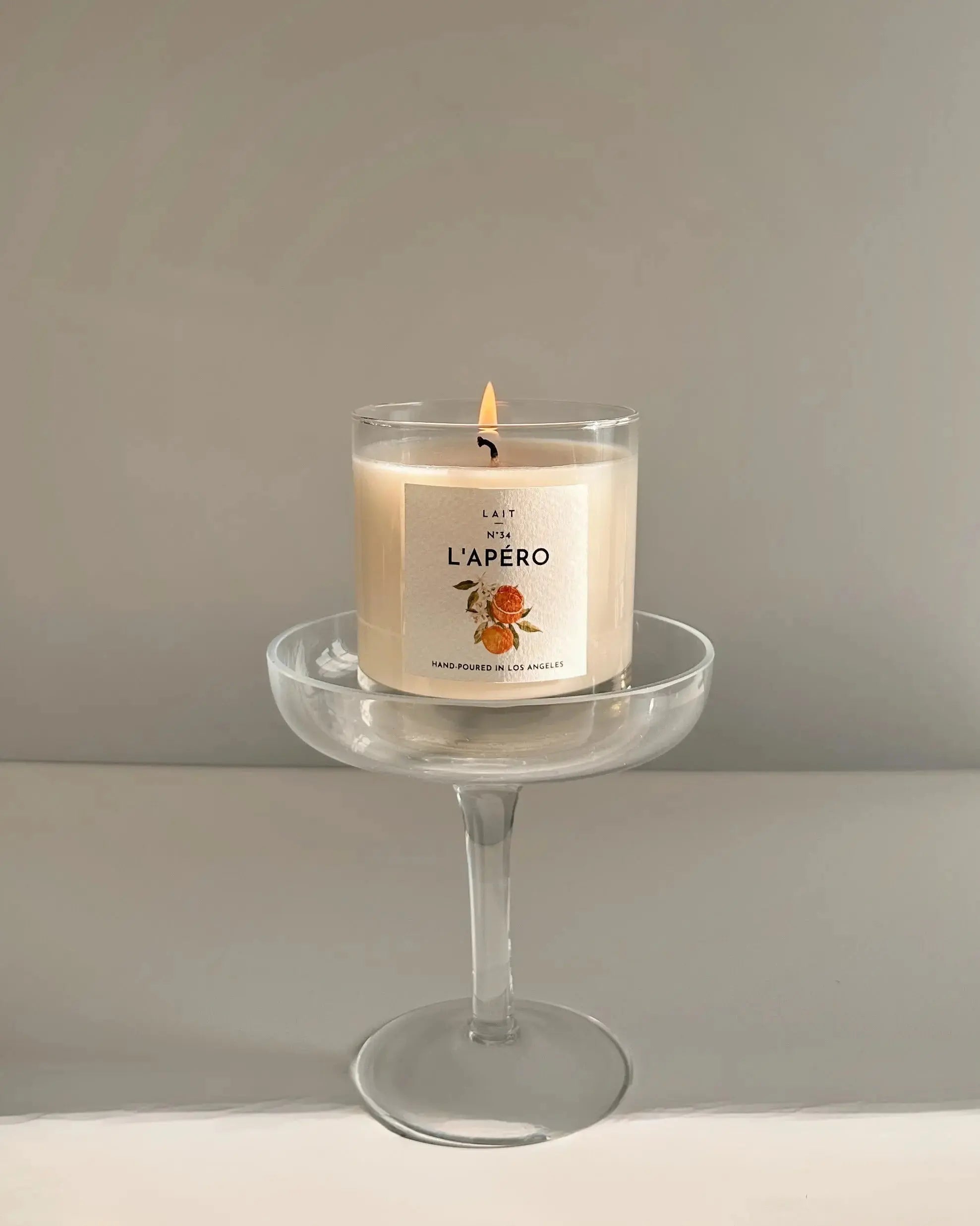 N°34 L’APÉRO (APEROL SPRITZ CANDLE) SHOP LAIT