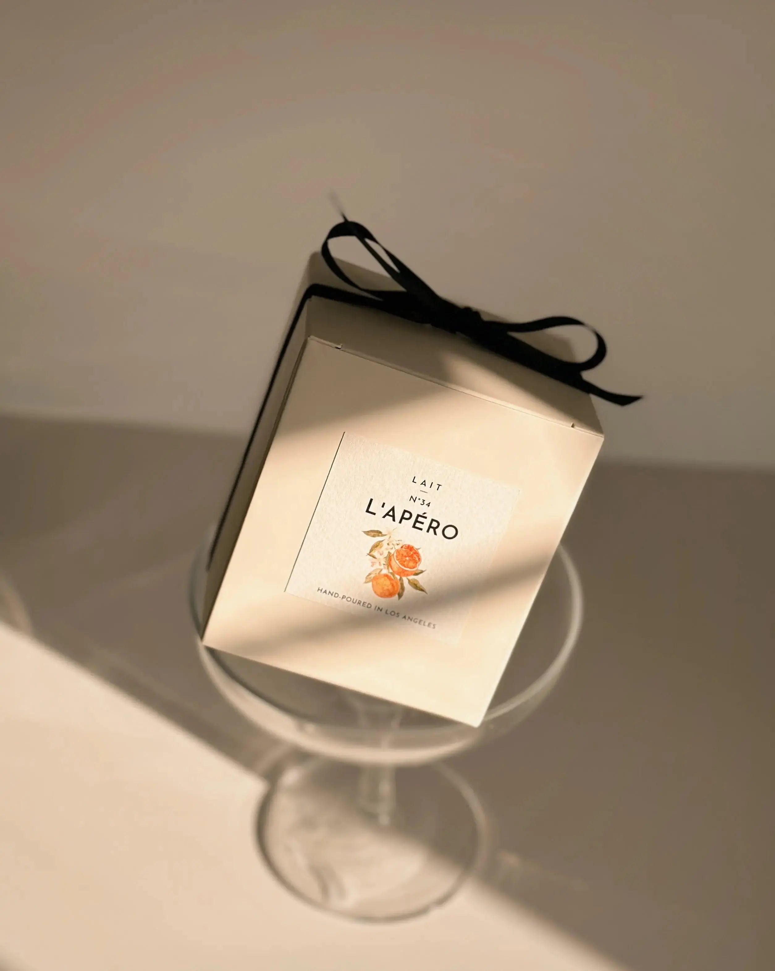 N°34 L’APÉRO (APEROL SPRITZ CANDLE) SHOP LAIT