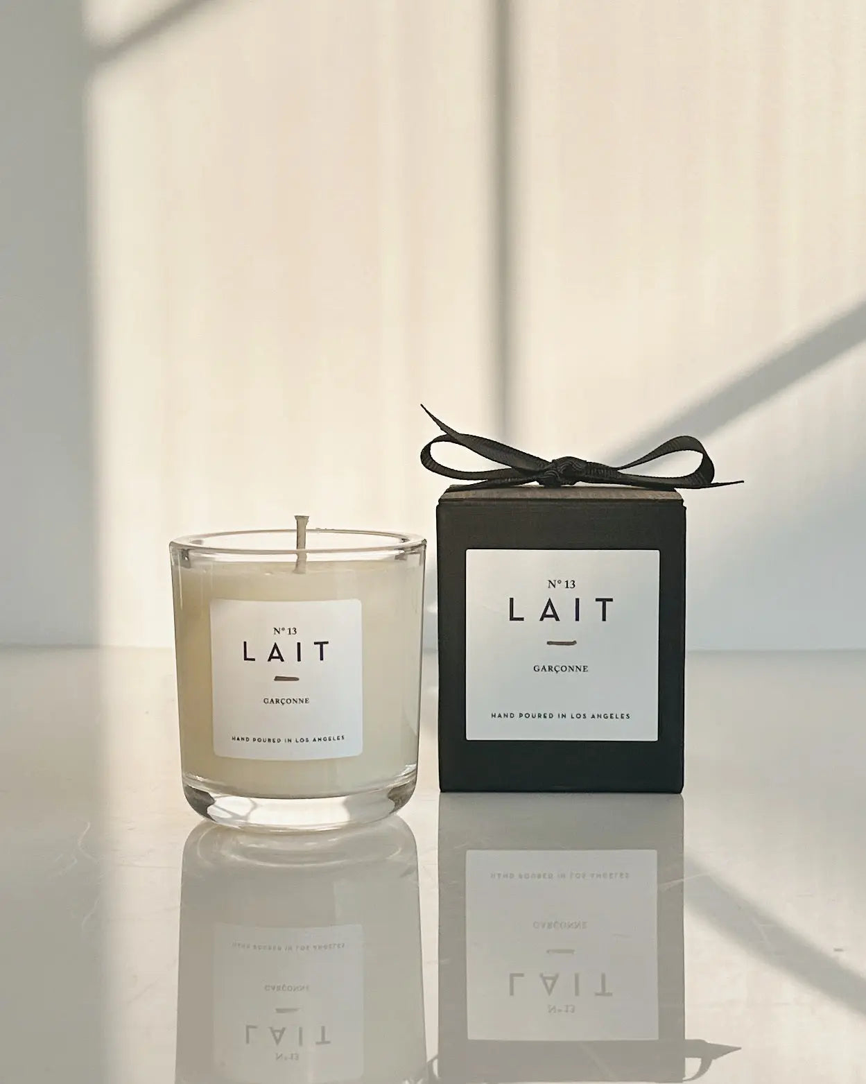 N°13 GARÇONNE (THE TOMBOY) PETITE BOXED CANDLE (3.5OZ) SHOP LAIT