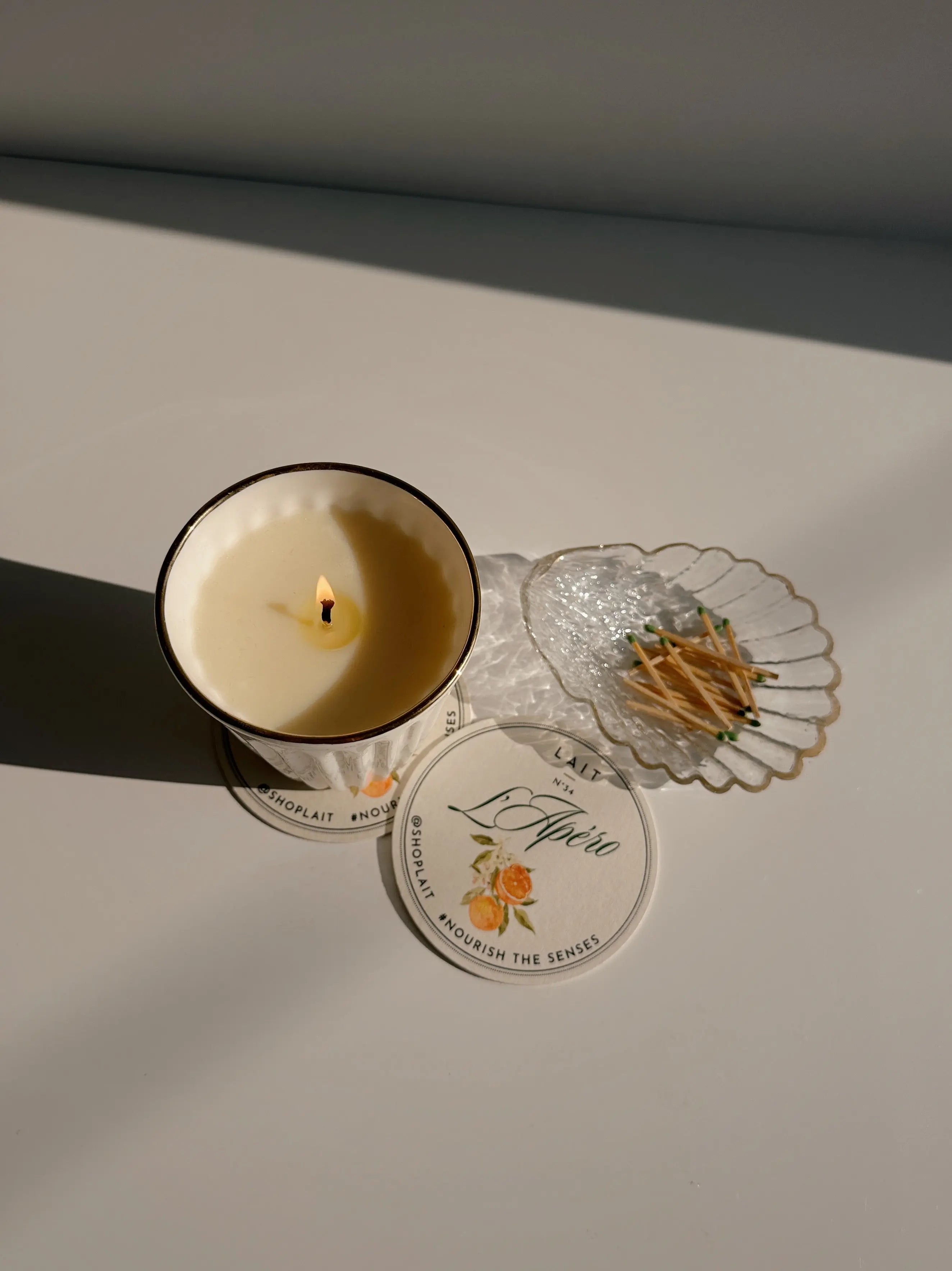 LA VAGUE (THE WAVE) *LIMITED EDITION CANDLE* SHOP LAIT