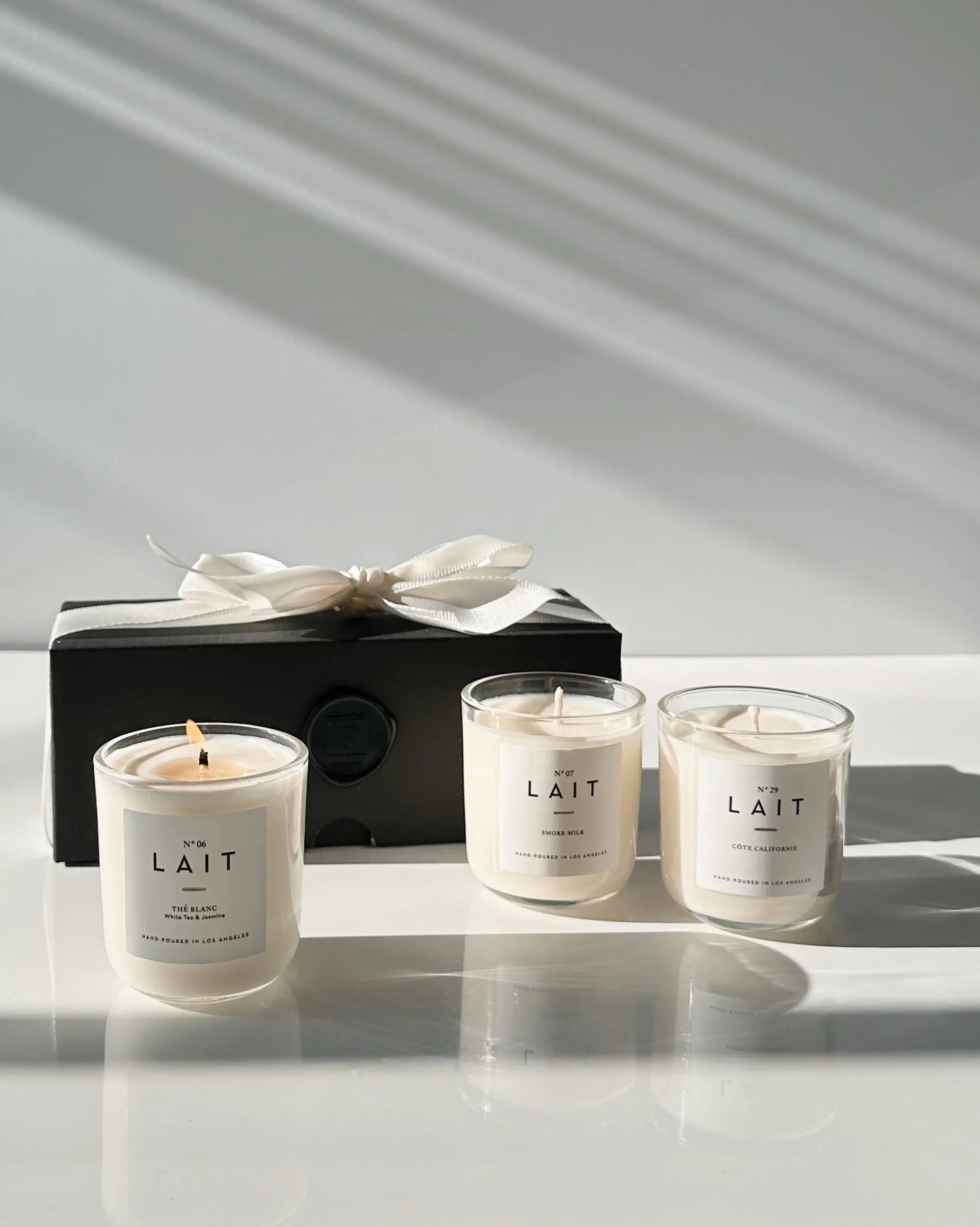 MINI VOTIVE CANDLE TRIO GIFT SET (2.8oz) SHOP LAIT