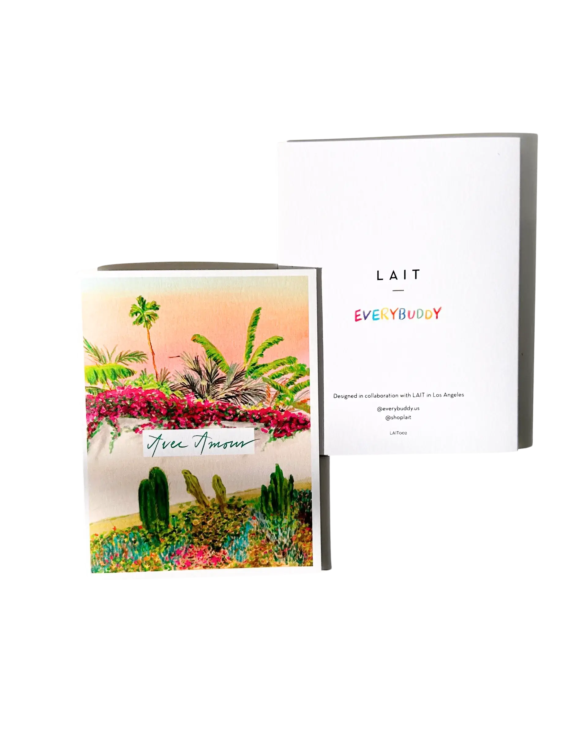 AVEC AMOUR (WITH LOVE) GREETING CARD SHOP LAIT