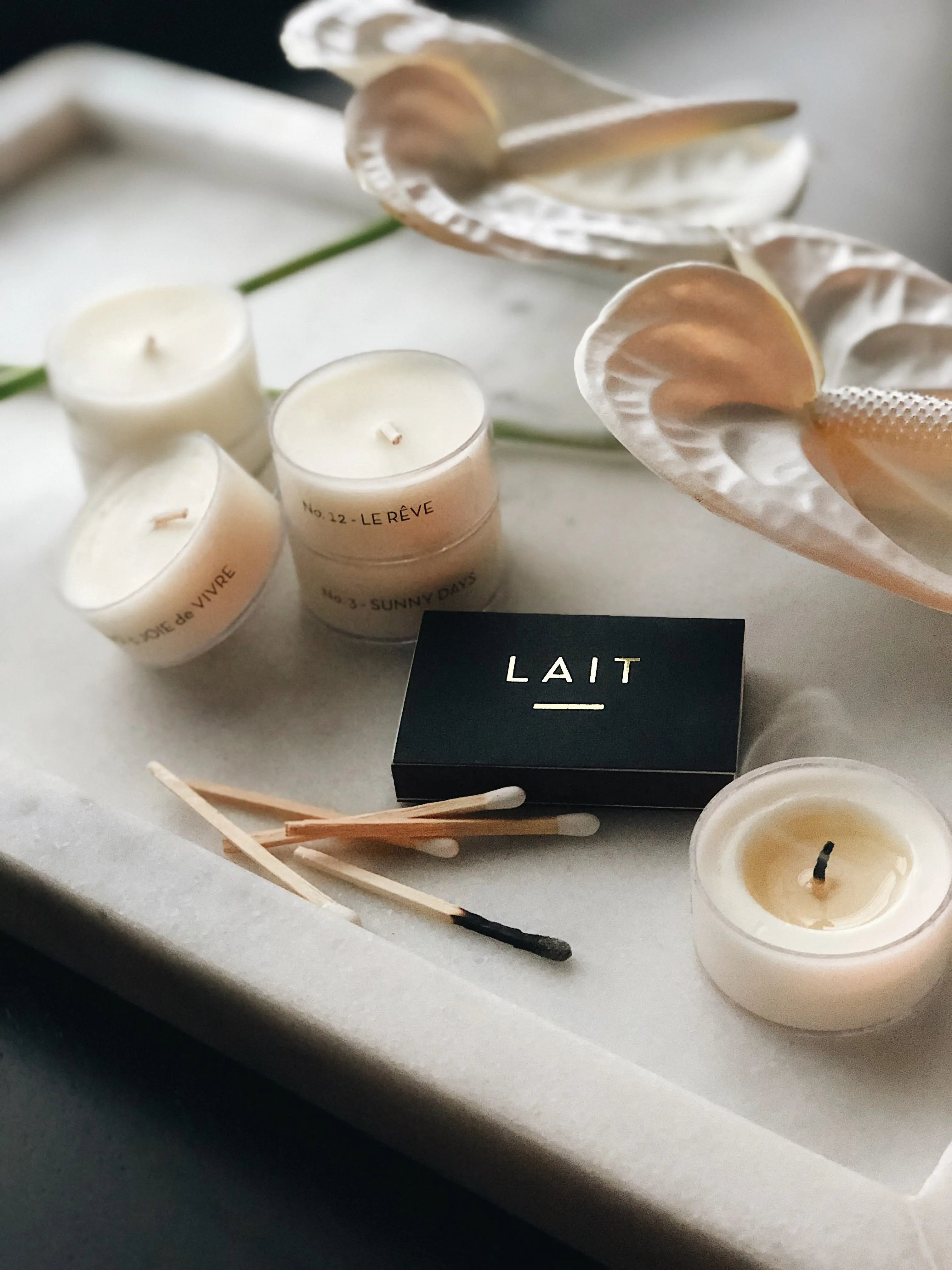 DISCOVERY CANDLE SET (TEALIGHT CANDLES) SHOP LAIT